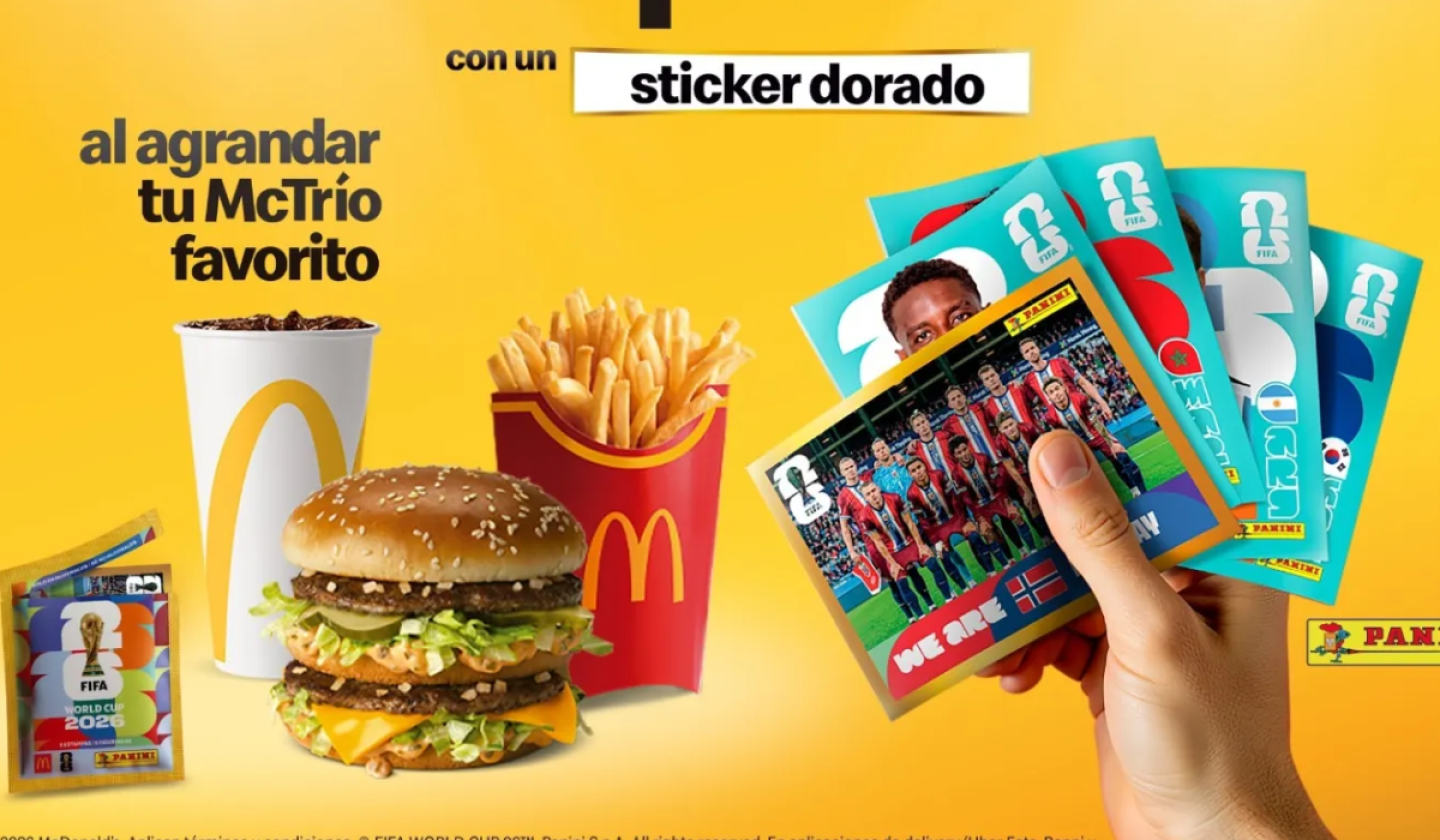 Promoción de McDonald's con Figuritas Mundial 2026