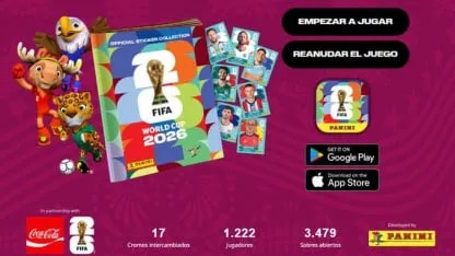 Aplicación del álbum virtual de Figuritas Mundial 2026