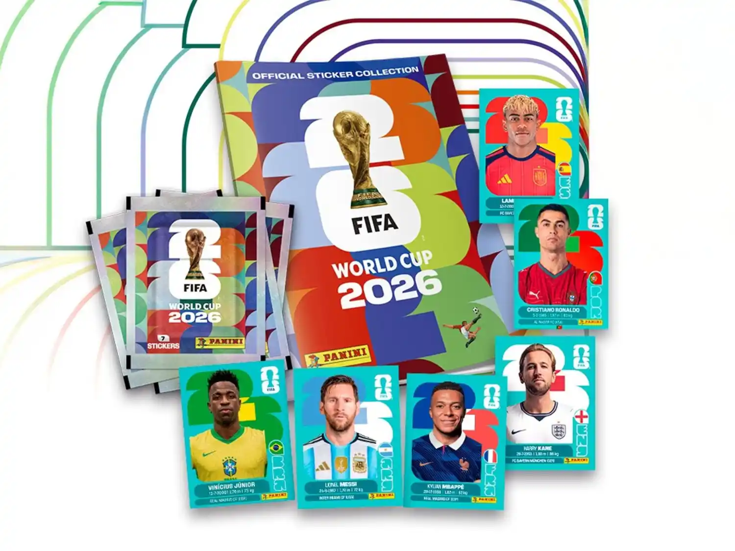 Álbum oficial Panini del Mundial 2026 con las Figuritas Mundial