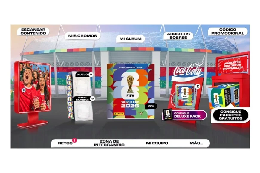 Versión digital de las Figuritas Mundial 2026 en smartphone